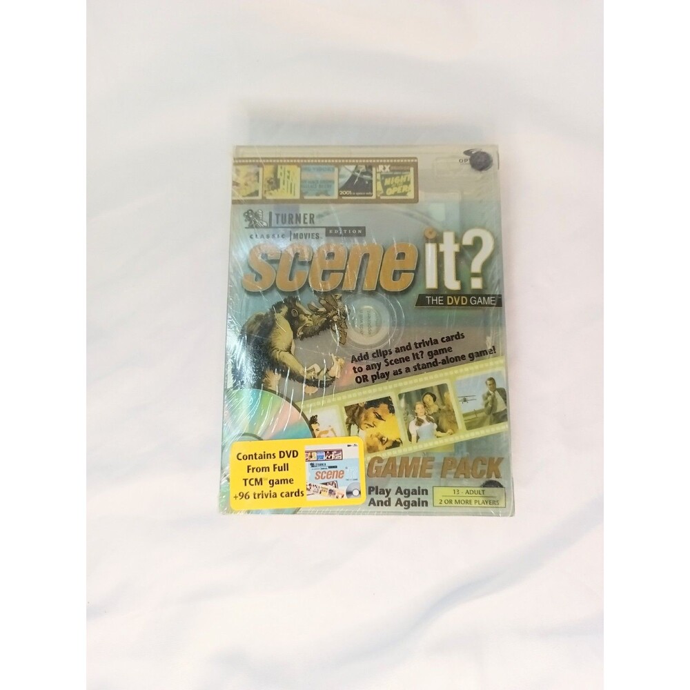 Scene It? DVD Game: Turner Classic Movie Edition Expansion Pack NEW Sealed